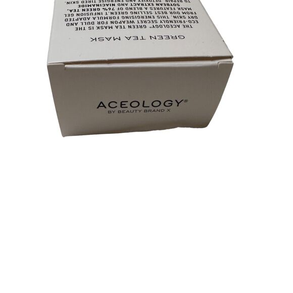 Aceology Green Tea Mask 65ml Vegan Cruelty-Free Skincare Hydrating Face Mask - Picture 5 of 7